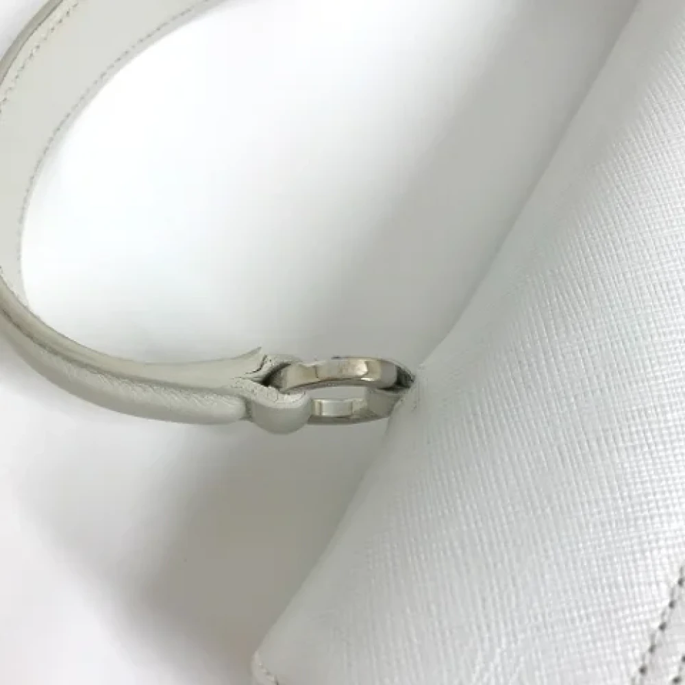 Salvatore Ferragamo Pre-owned Leather handbags White Dames