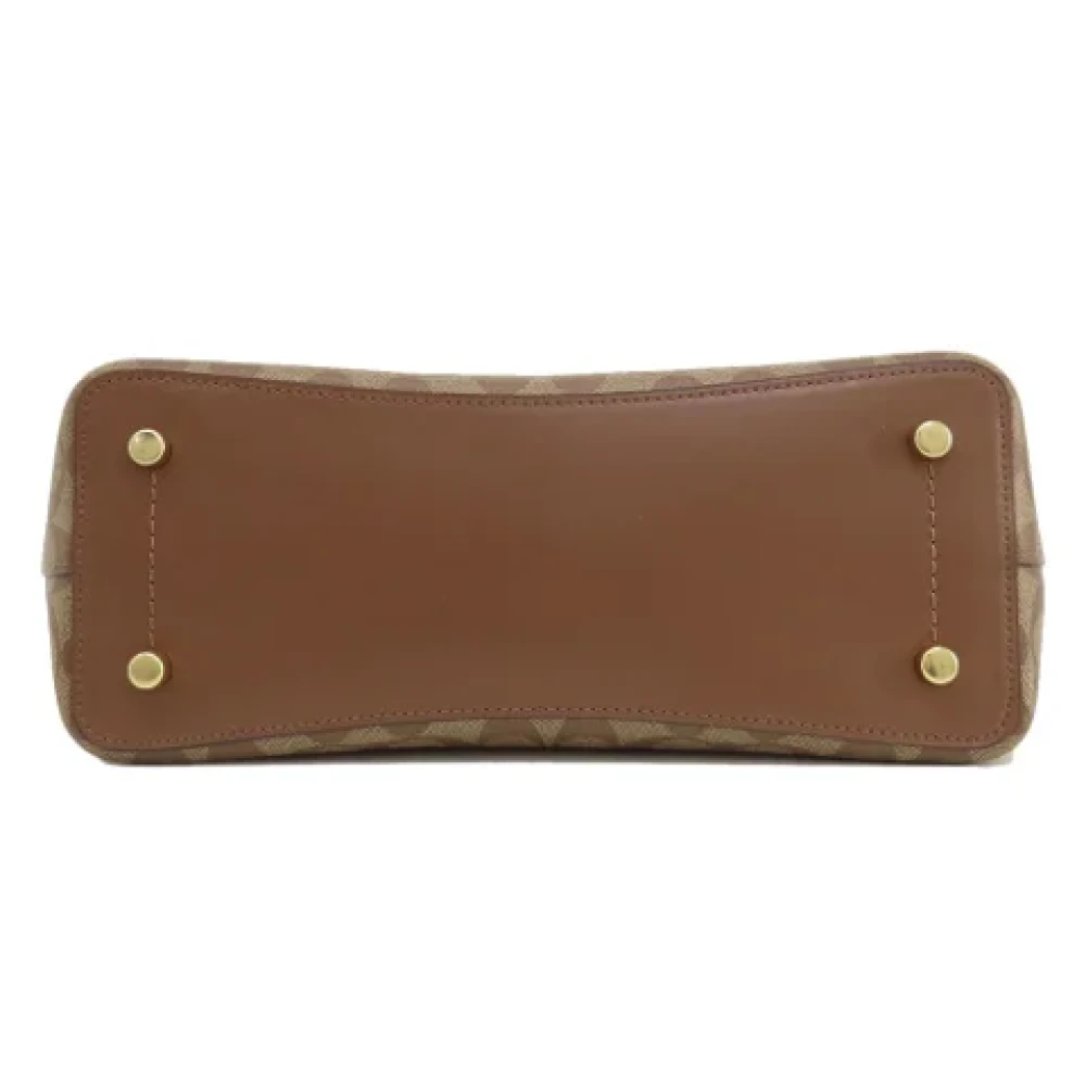 Coach Pre-owned Plastic totes Beige Dames