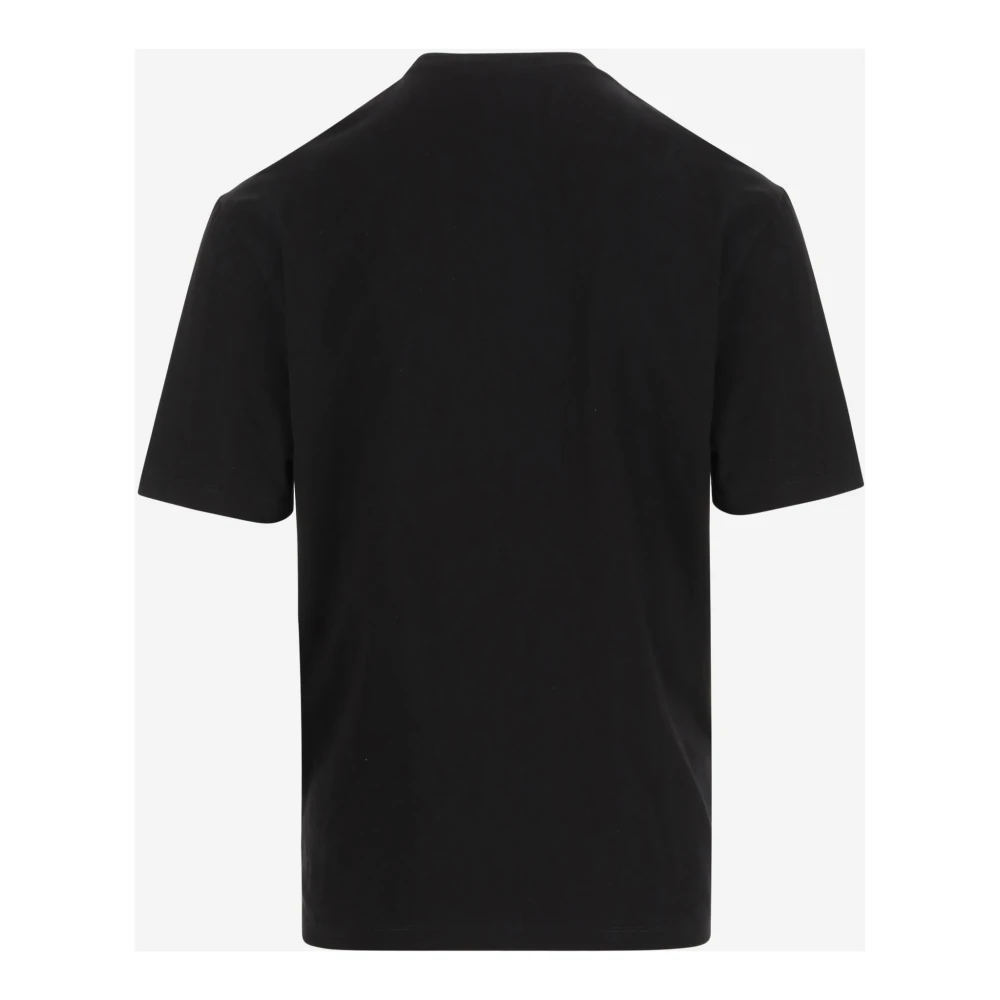 Versace Stijlvolle T-shirts en Polos Black Heren