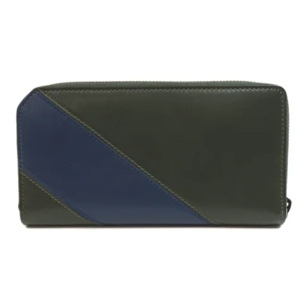 Jimmy Choo Pre-owned Leather wallets Green Dames