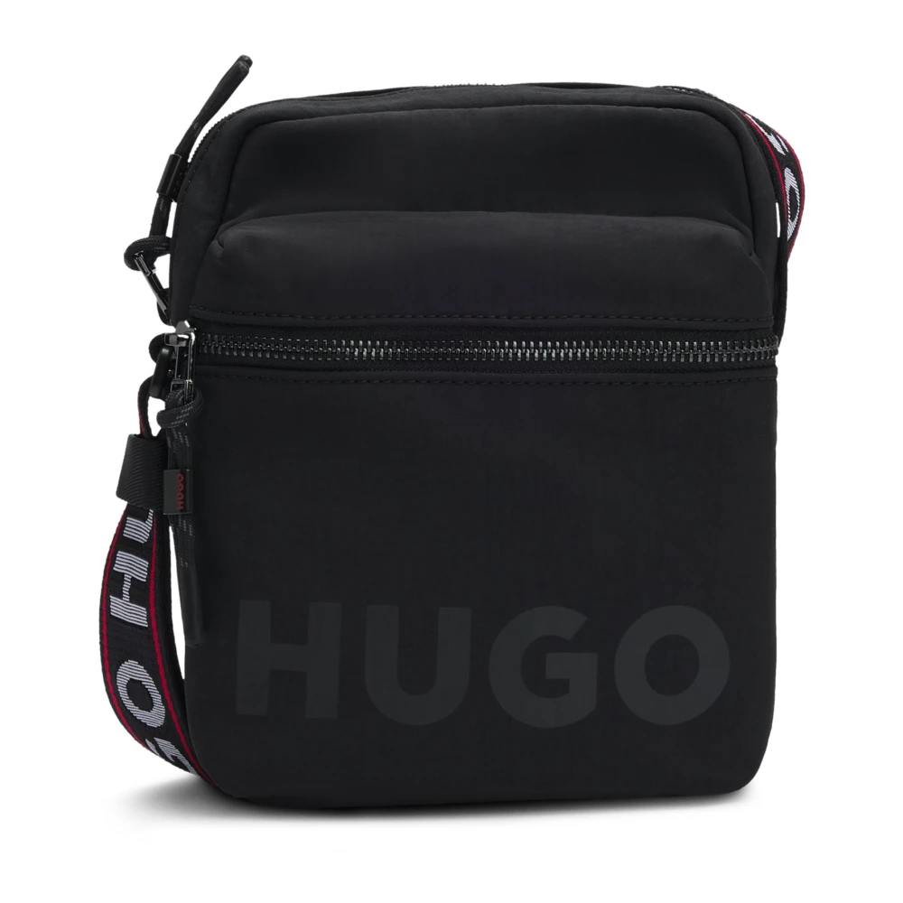 Hugo Boss Moderne Reporter Tas met Logoriem Black Heren