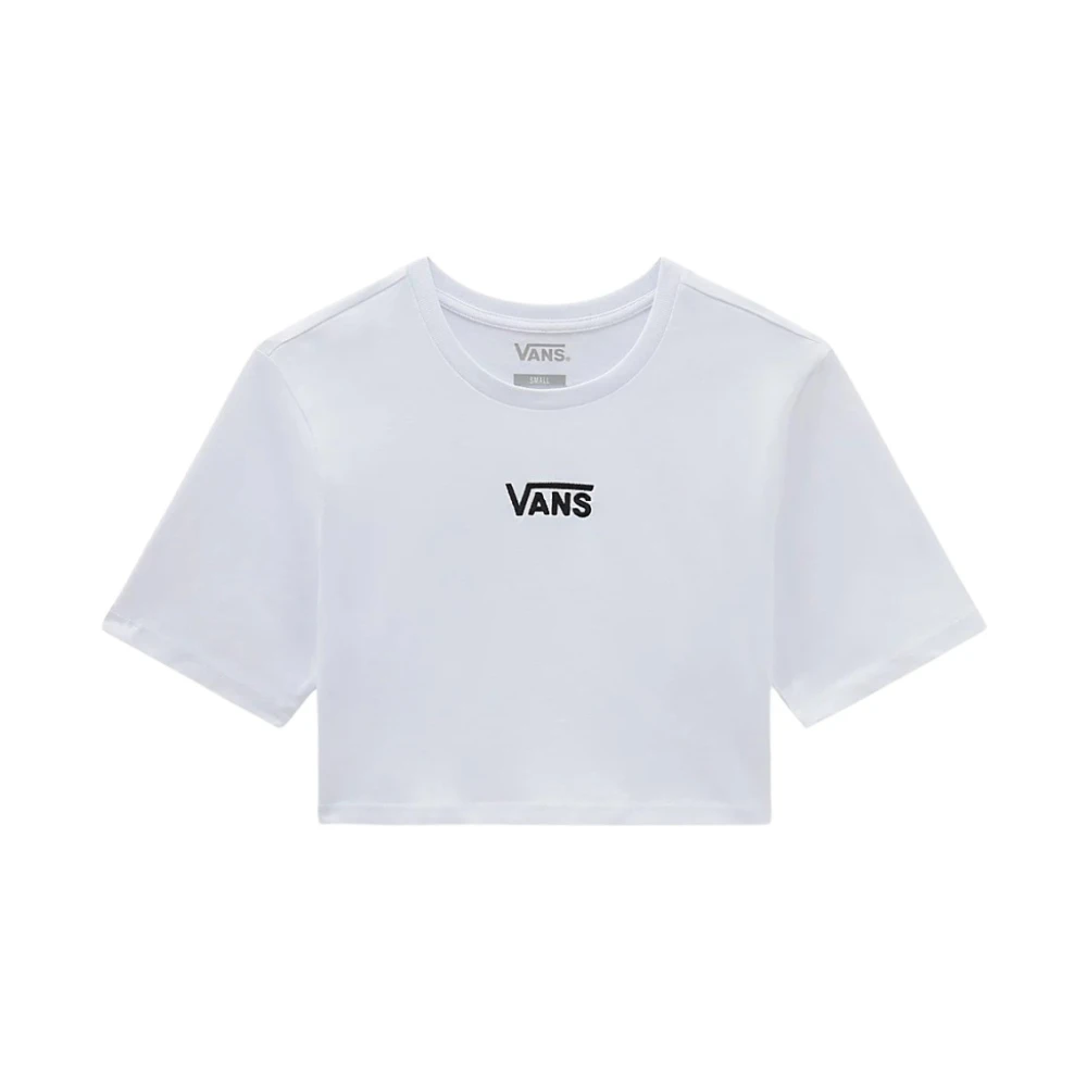 Vans Flying V Crew Crop II Shirt White Dames