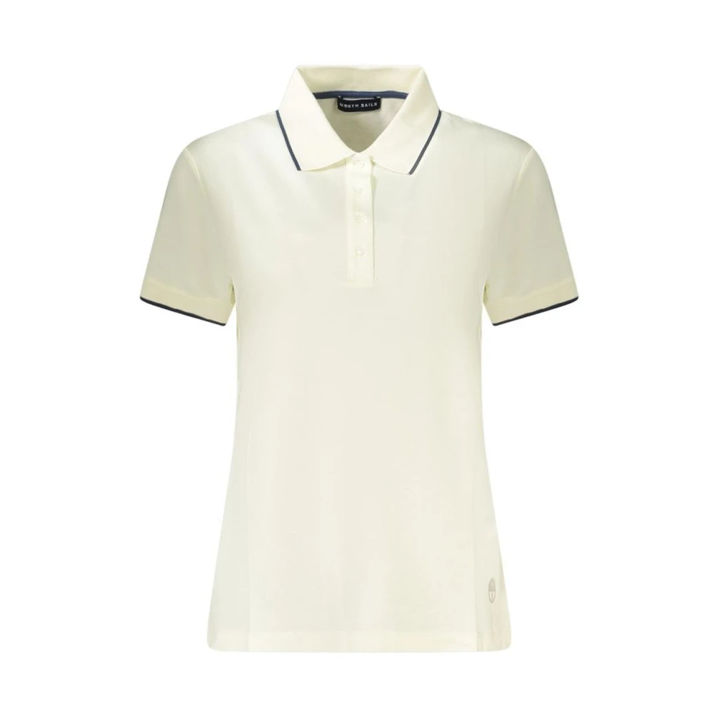 North Sails Women's Beige Contrasting Details Polo Shirt