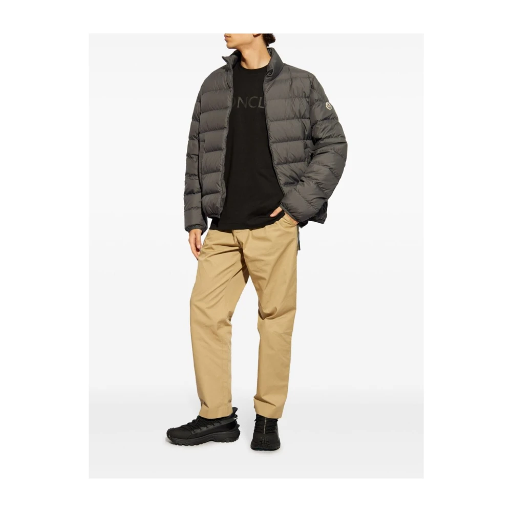 Moncler SS T-shirt in Trendy Stijl Black Heren