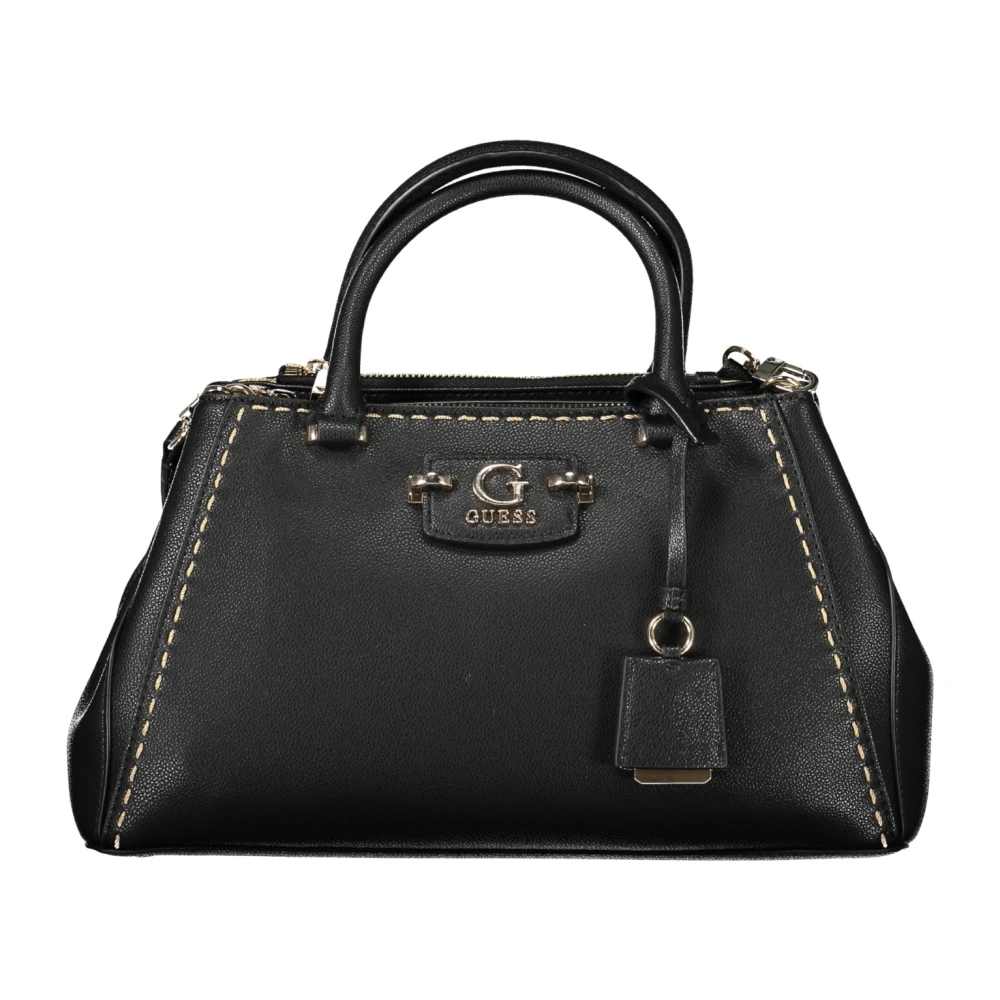 Guess Women's Black Nastra Society Satchel