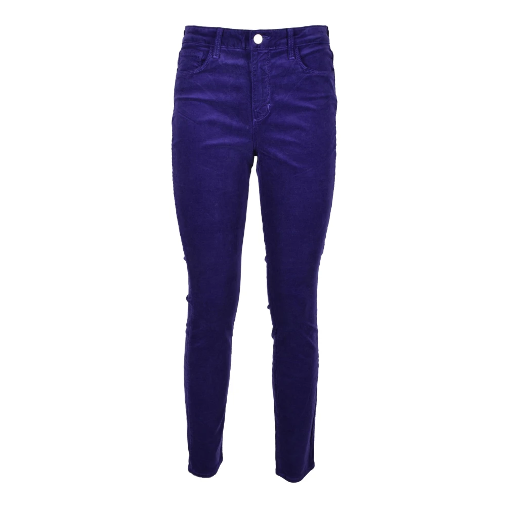 L'Agence Katoenmix Spandex Broek Purple Dames