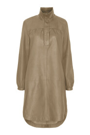Notyz Polo Dress Skind 11181  Cream W. Light Gold Acc
