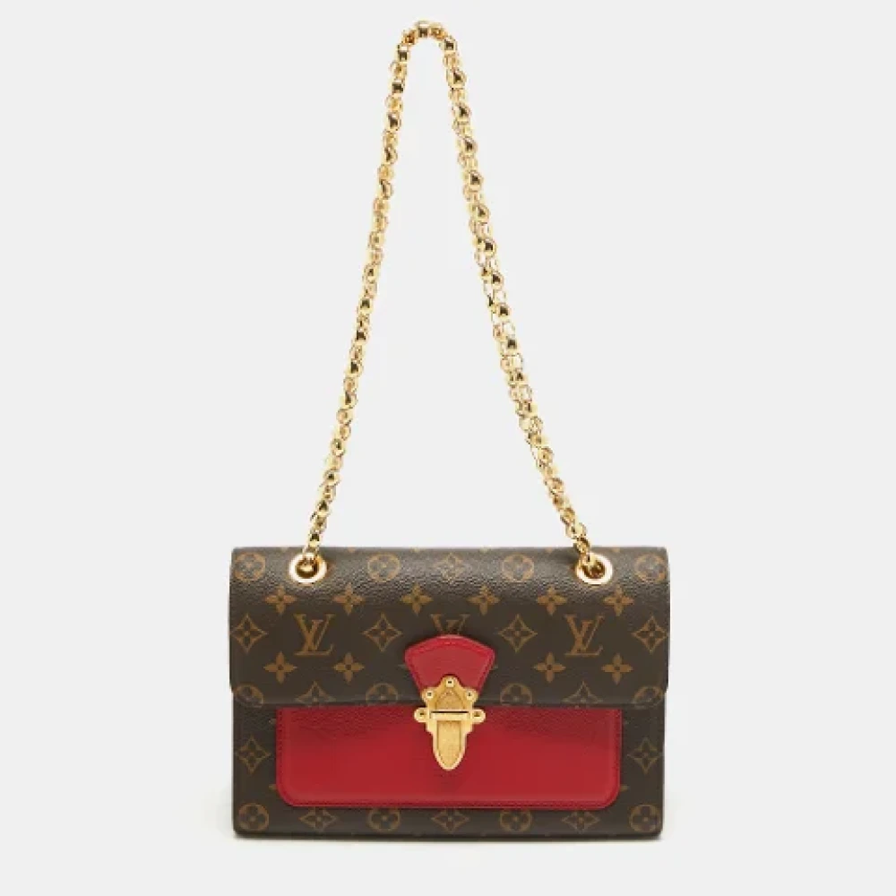 Louis Vuitton Vintage Pre-owned Leather louis-vuitton-bags Red Dames