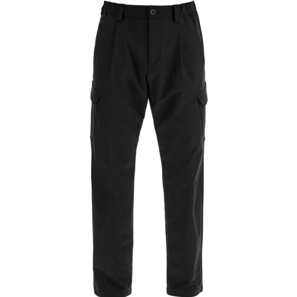Herno Men's Black Nylon Dive Trousers Medium