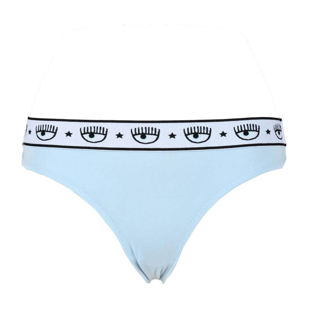Chiara Ferragni Collection Stijlvol katoen elastan accessoire Blue Dames