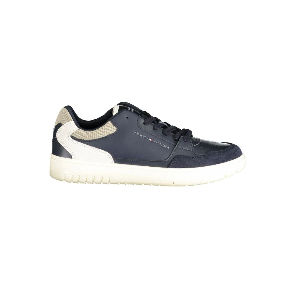 Tommy Hilfiger Men's Blue Sneakers, 7 Uk, Polyester Sneaker