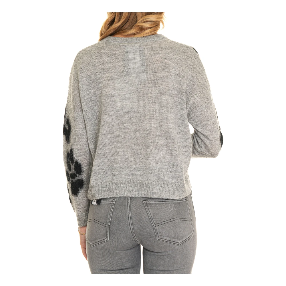 Pennyblack Stijlvolle Gebreide Trui voor Vrouwen Gray Dames