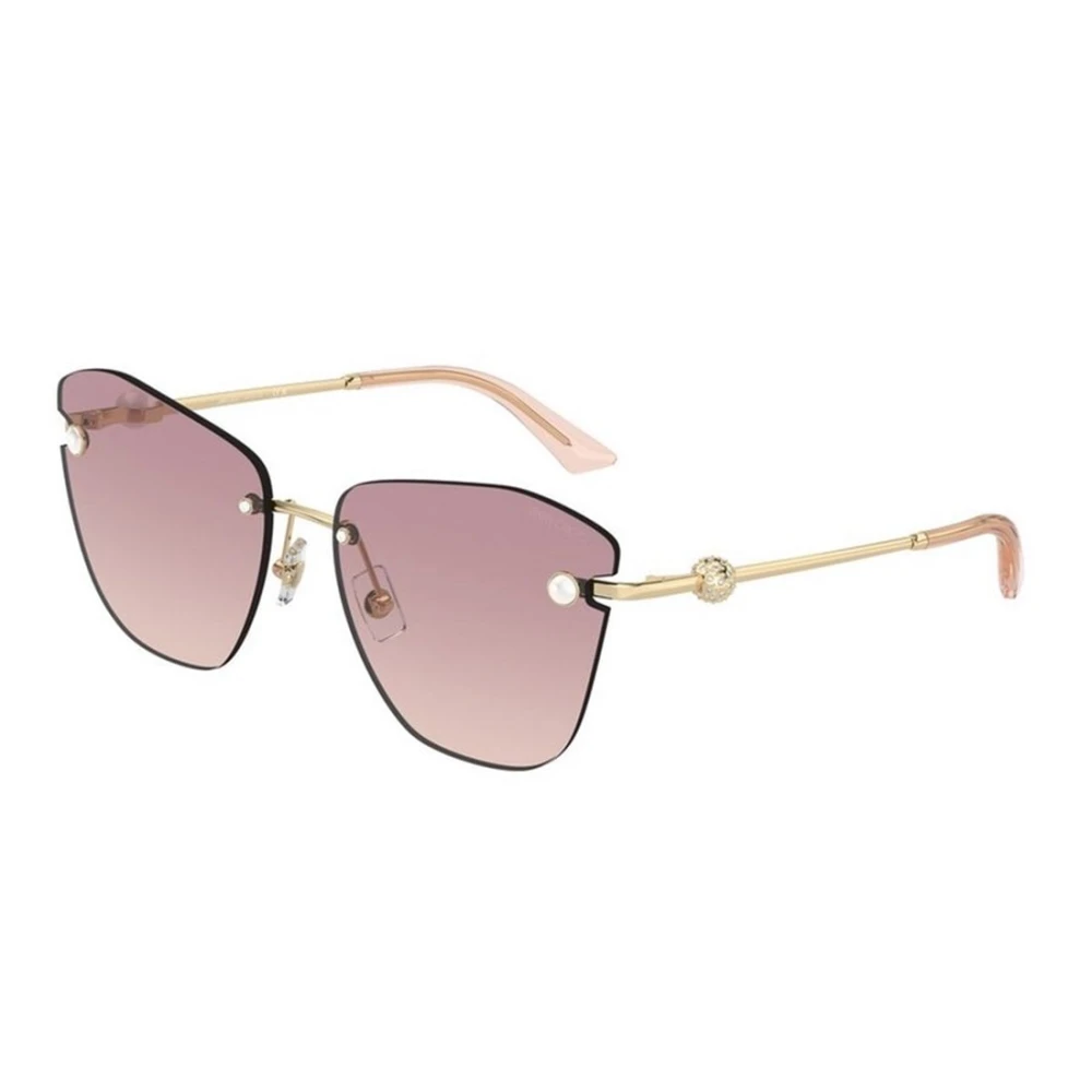 Jimmy Choo Yellow Sunglasses, Female, 59 Mm, Butterfly Sunglasses