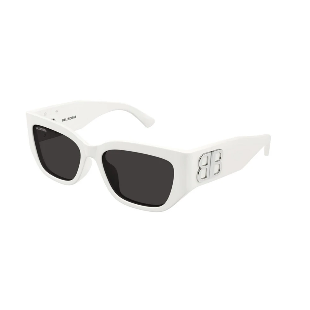 Balenciaga Unisex White Grey Sunglasses Bb0361sk Model - Sunglasses - 56 Mm - Accessories