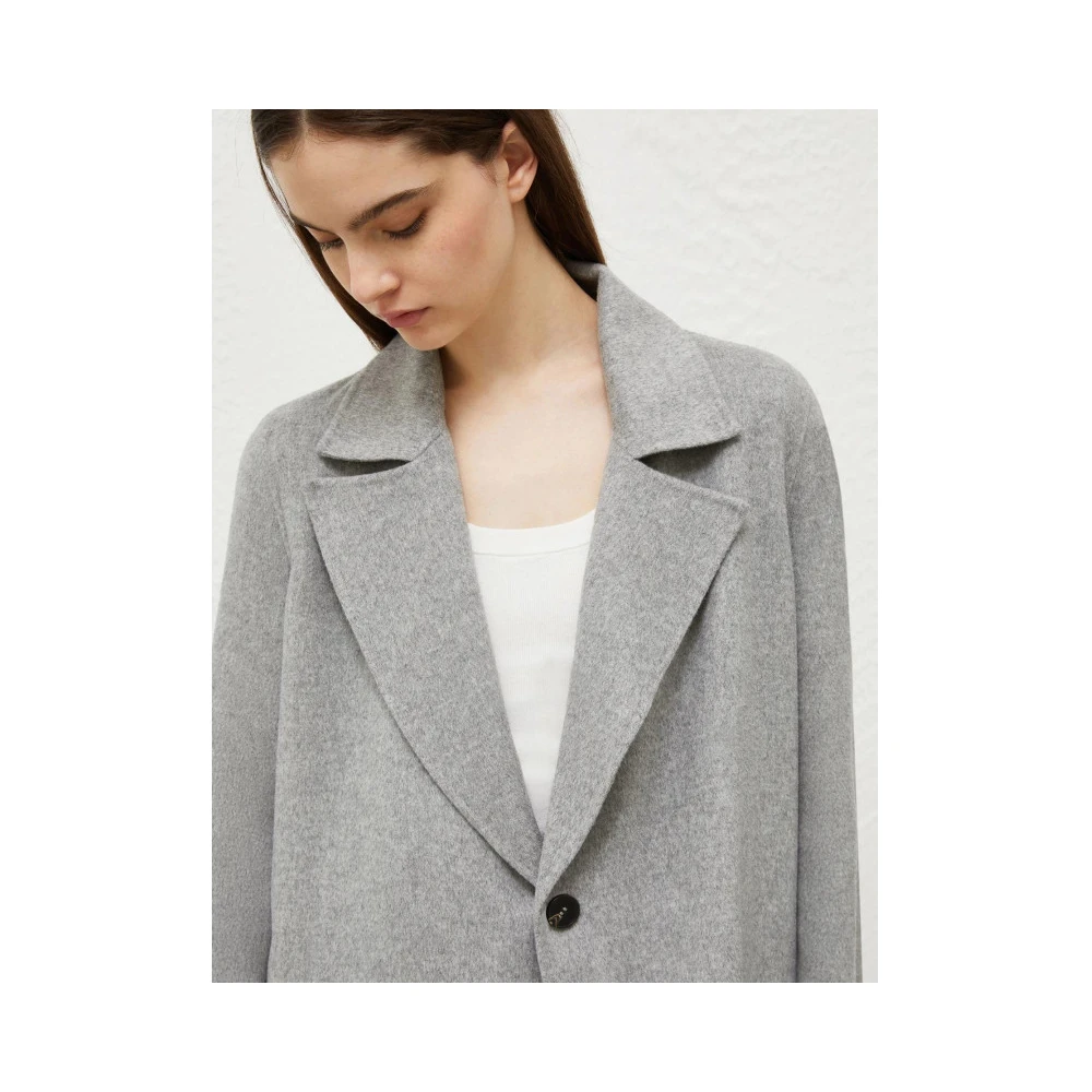 Marella Geregen jas Gray Dames