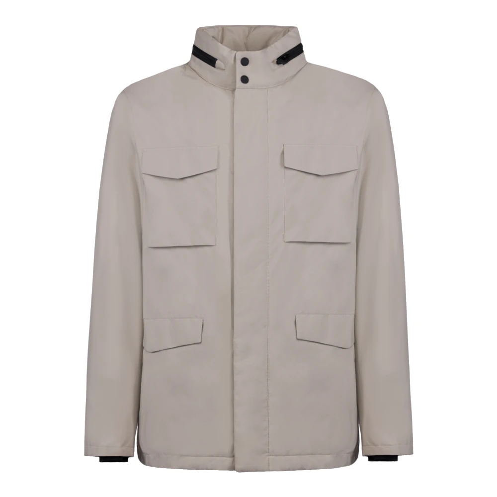 People of Shibuya Technische Field Jacket met Primaloft-isolatie Beige Heren