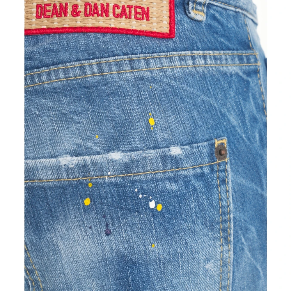 Dsquared2 Blauwe Slim Fit Distressed Jeans Blue Dames