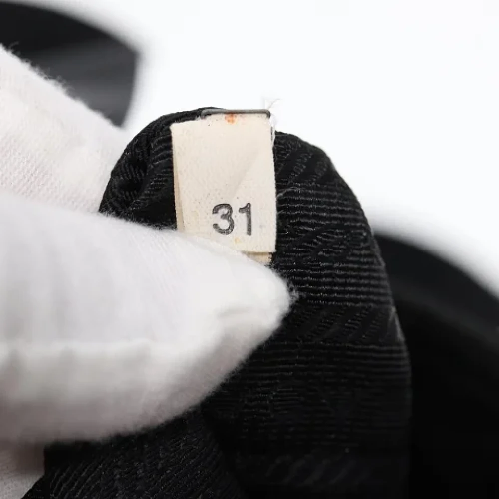 Prada Vintage Pre-owned Nylon prada-bags Black Dames