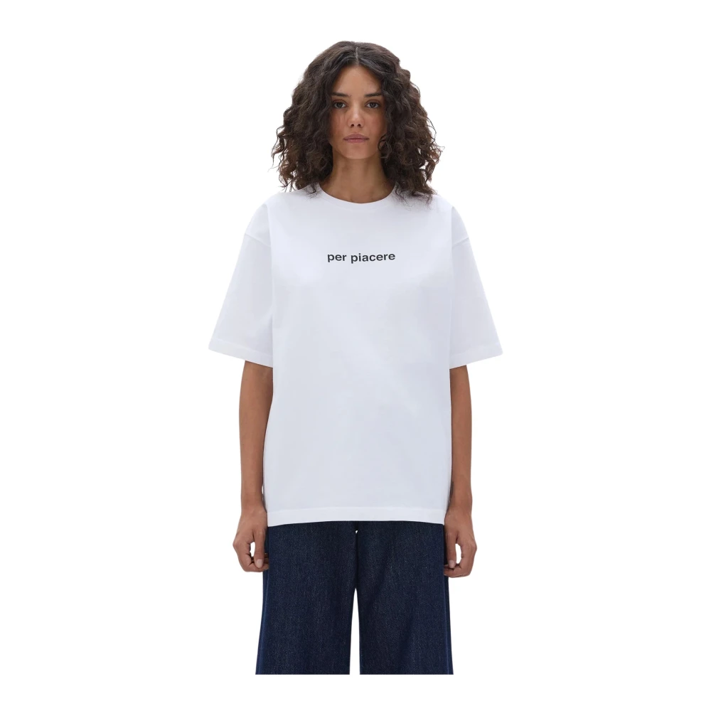 Aspesi Casual Katoenen T-shirt White Dames