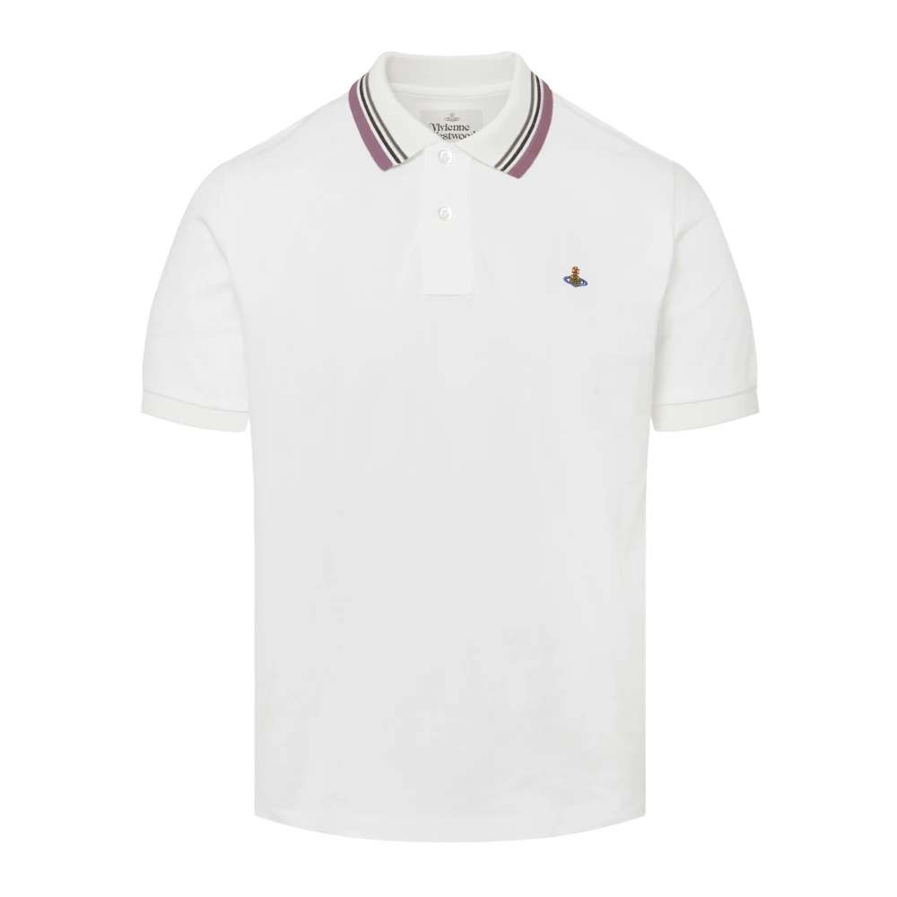 Vivienne Westwood Men's White Classic Polo - Polo Shirts - L - Tops