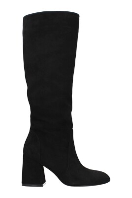 bottes-en-cuir-noir-a-talon-moyen-avec-fermeture-eclair