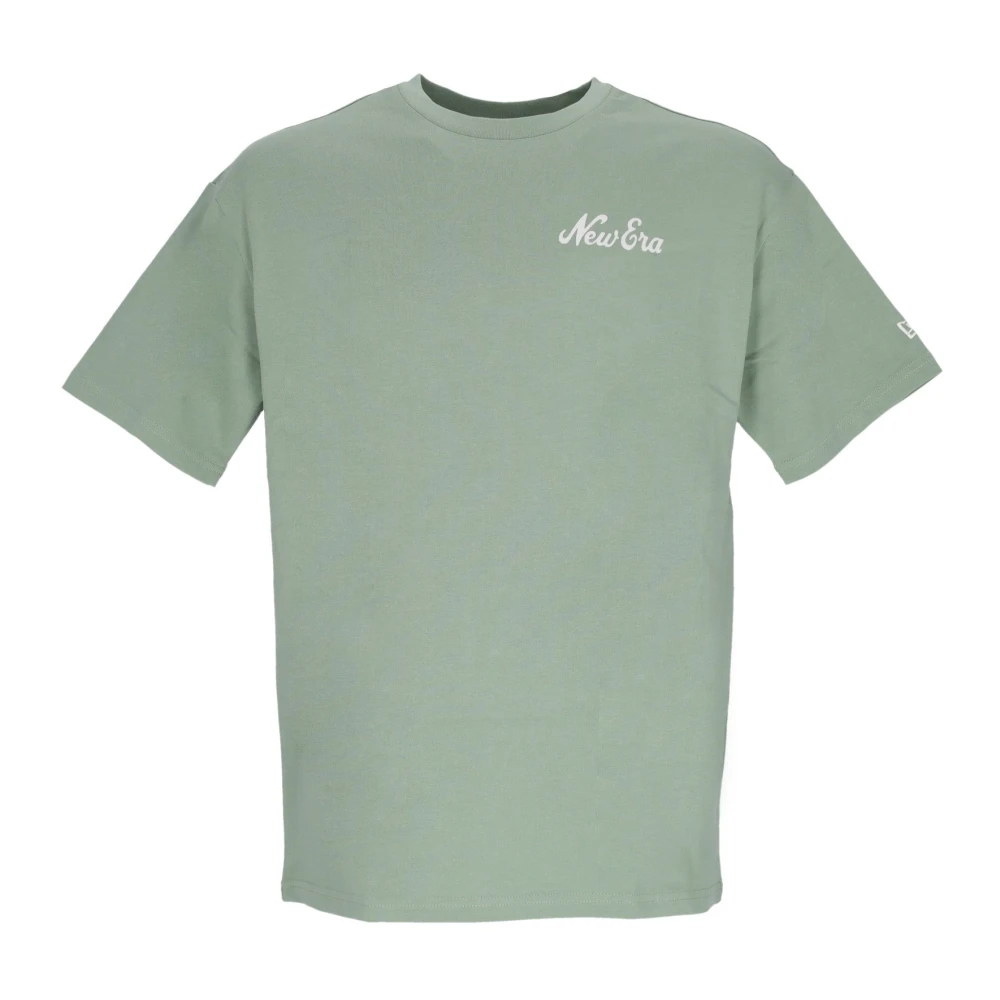 New era Groene Half Time Tee Heren T-shirt Green Heren