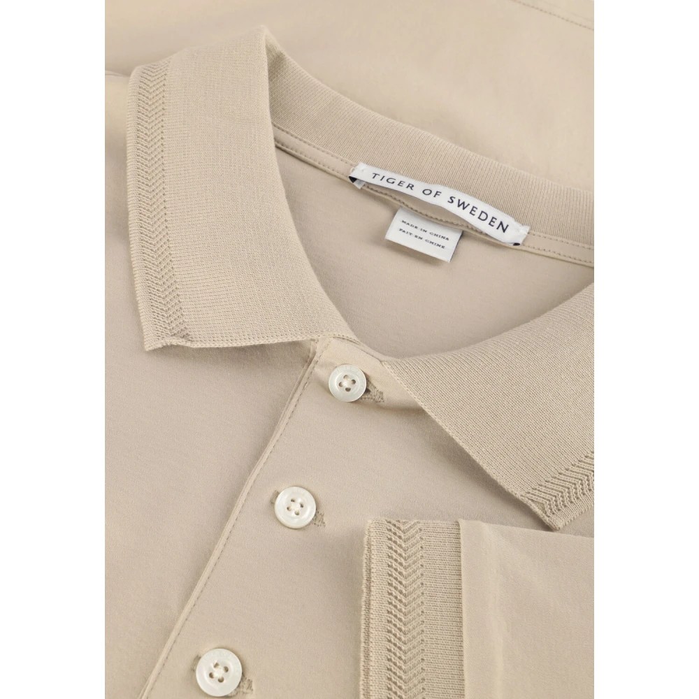 Tiger Of Sweden Heren Polo & T-shirts Riose Beige Heren