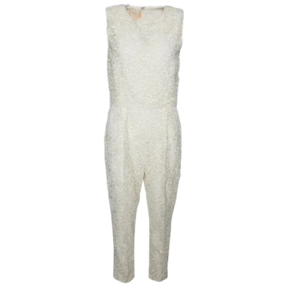 Giambattista Valli Pre-owned Jumpsuits & Playsuits White Dames