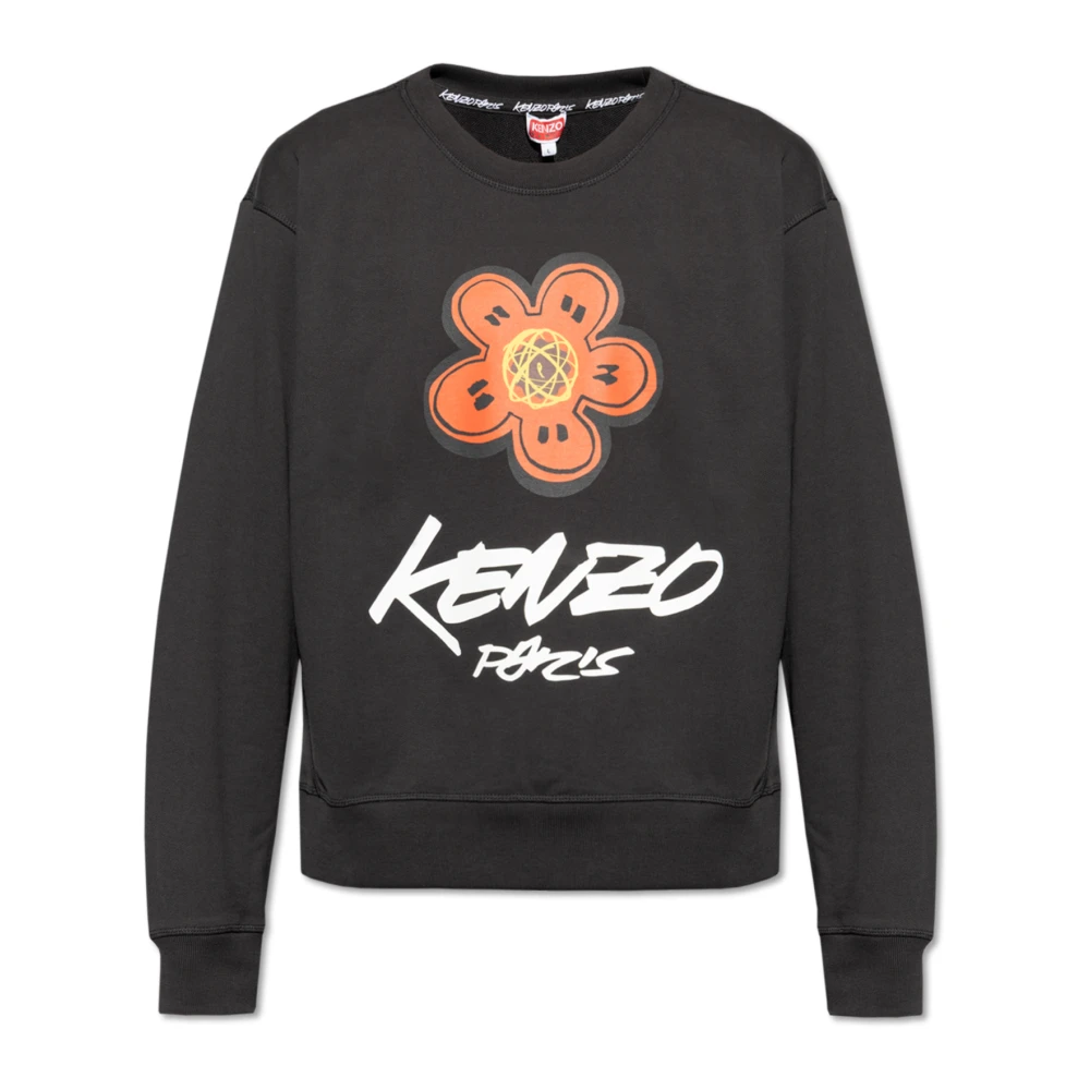 Kenzo Men's Black Sweatshirt With Print