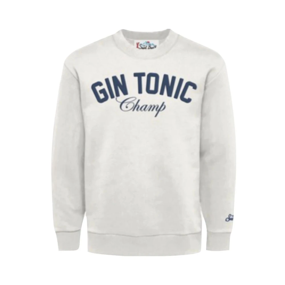 MC2 Saint Barth Katoen Gin Tonic Champ Sweatshirt Mannen White Heren