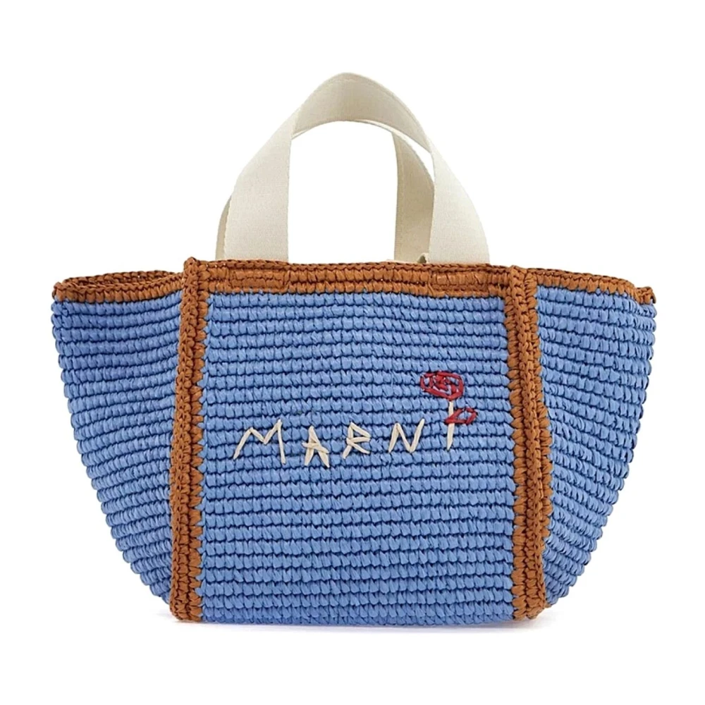 Marni Women's Blue Shopping Bags, One Size, Borsa