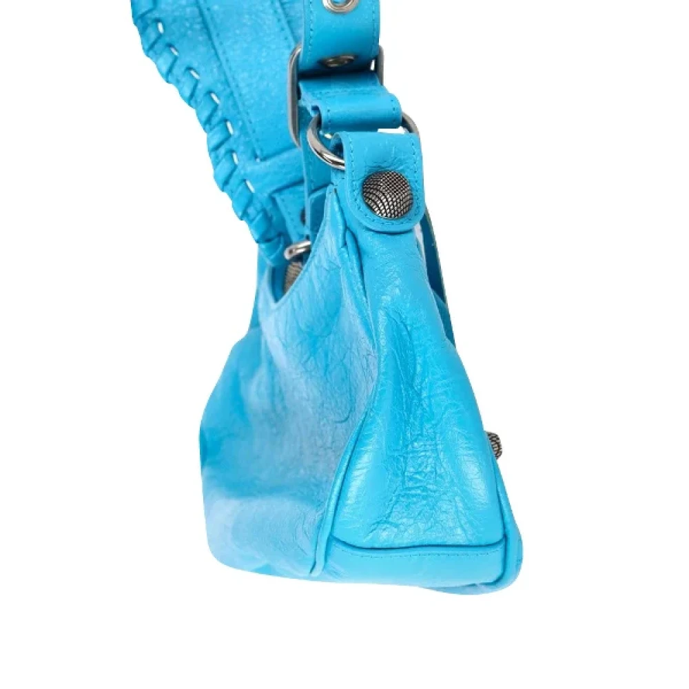 Balenciaga Vintage Pre-owned Leather shoulder-bags Blue Dames