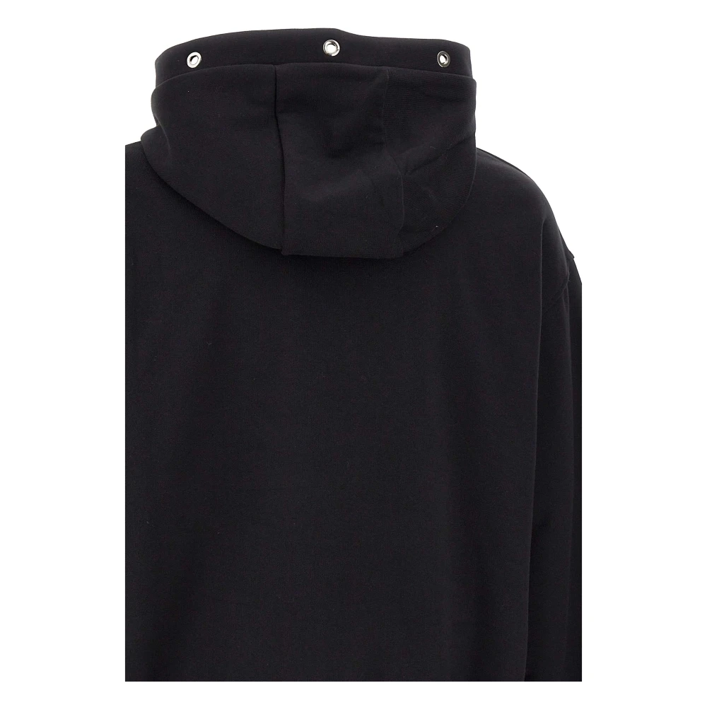 Iceberg Zwarte Katoenen Hoodie Black Heren