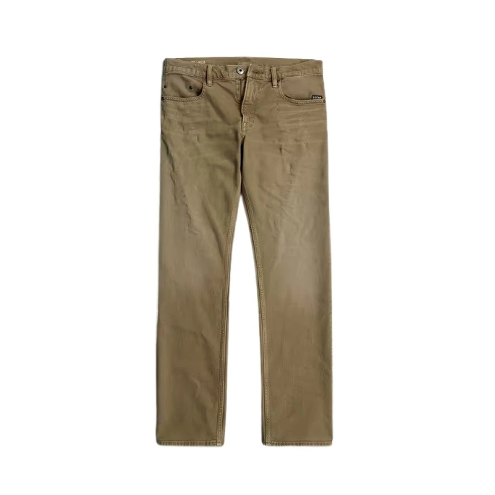 G-Star Straight Renaissance Jeans Brown Heren