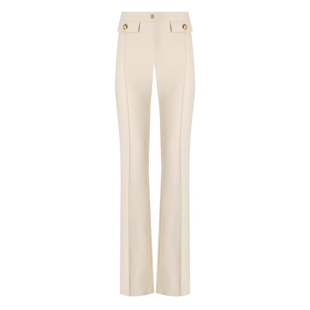 Elisabetta Franchi Boter Palazzo Broek White Dames