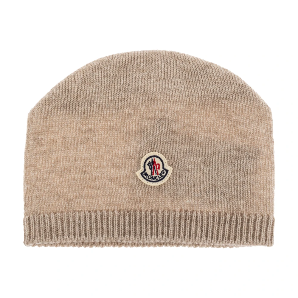 Moncler Unisex Kids Beige Hats & Caps, 3XS, Cashmere Hat