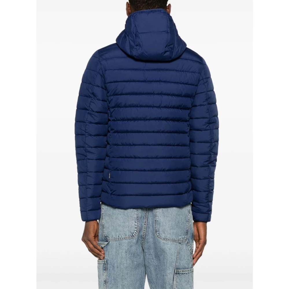 Save The Duck Waterafstotende Duck Coat Blue Heren