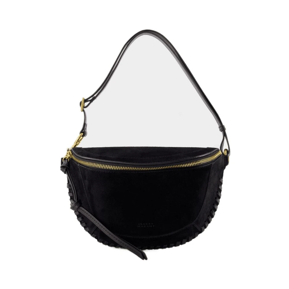 Isabel Marant Women's Black Leather Shoulder Bag - Noir