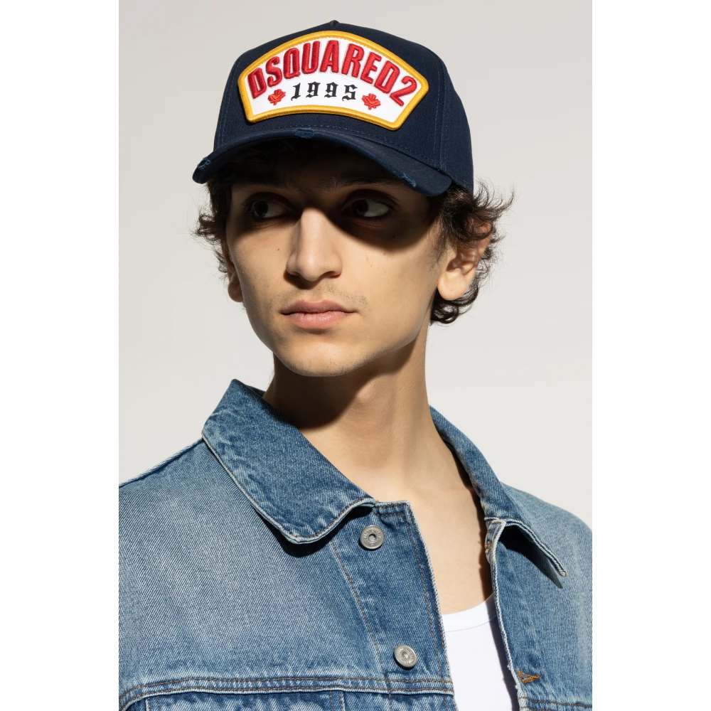Dsquared2 Pet met klep Blue Heren