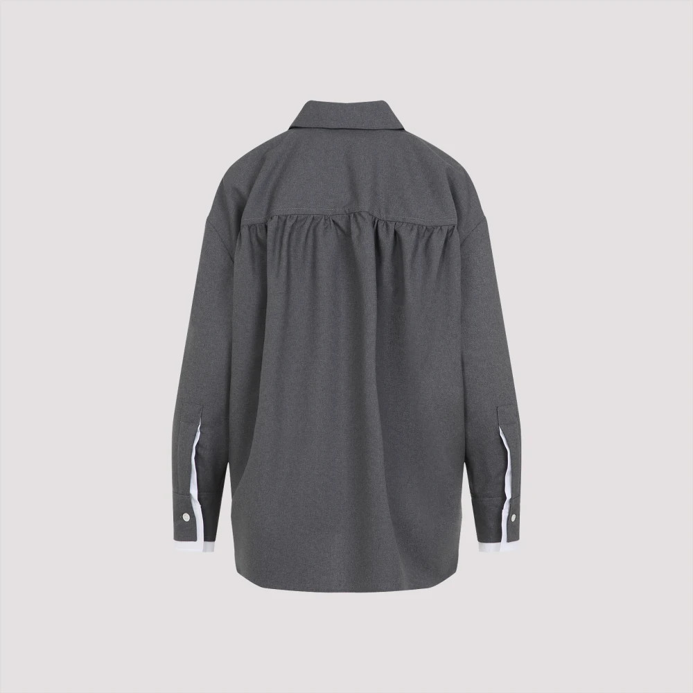 Marni Elegante Grijze Shirt Comfort Stijl Gray Dames