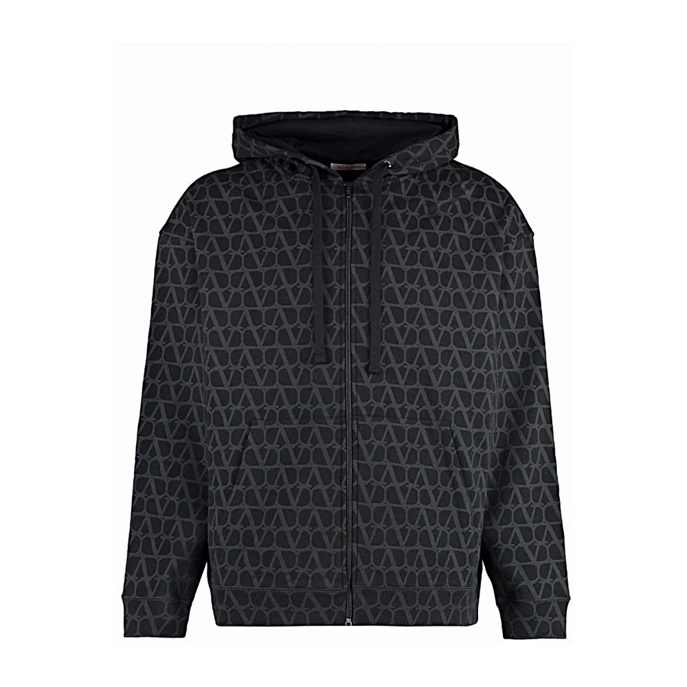Valentino Stijlvolle Jas voor Mannen Black Heren