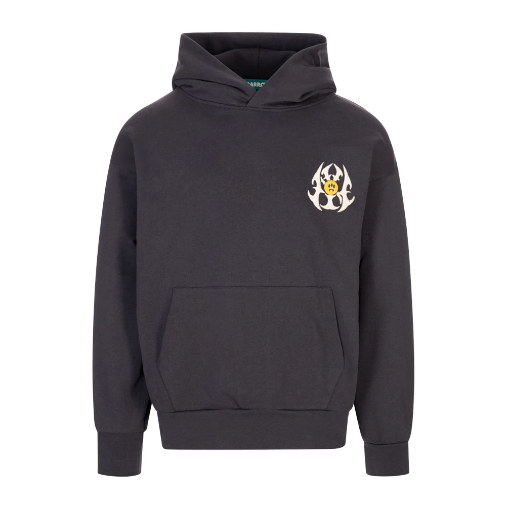 Barrow Gray Oversized Hoodie - Male - Hoodies - Xs - Sweatshirts & Hoodies