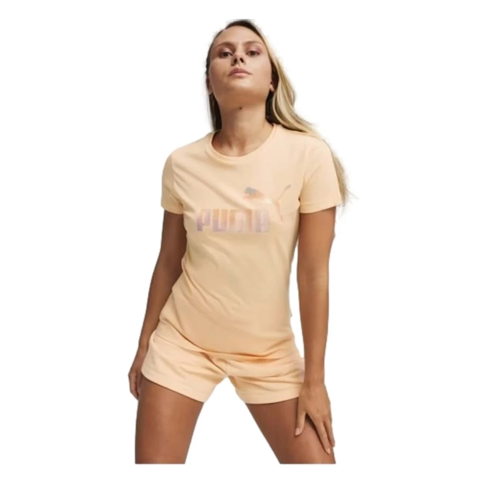 Puma Ess+ Summer Daze Tee T-shirt Pink Dames