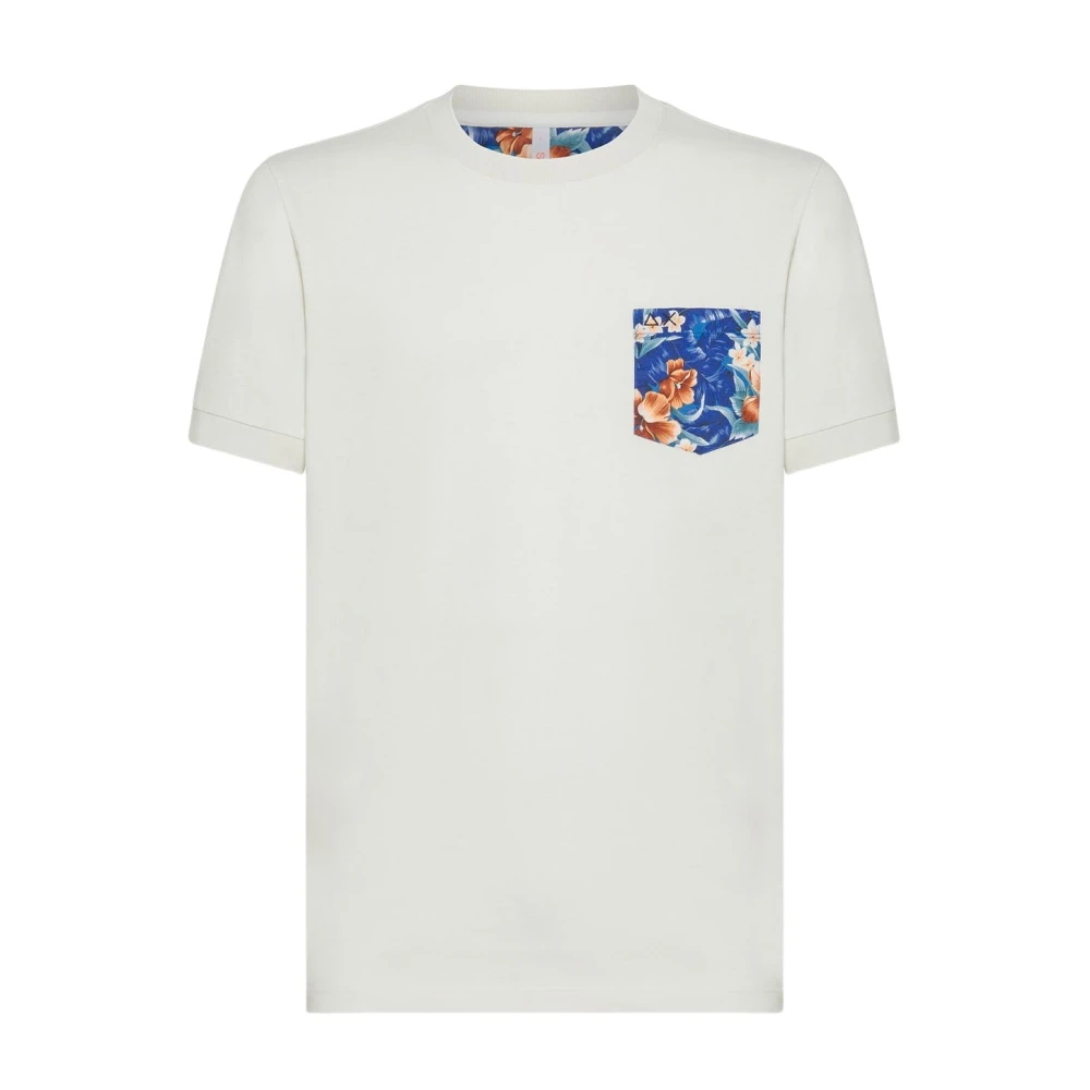 Sun68 T-Shirts White Heren
