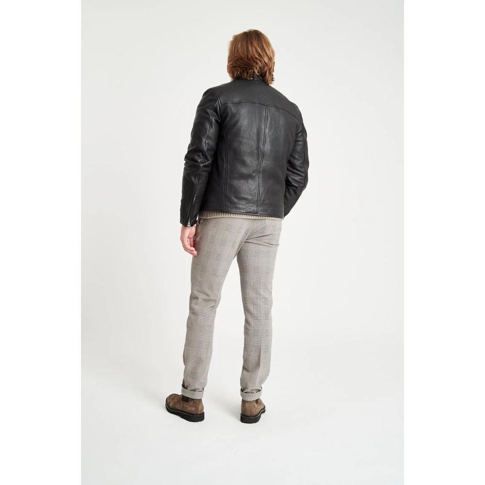 Stewart Rush NUV-Omega Lamb Wash Jas Black Heren
