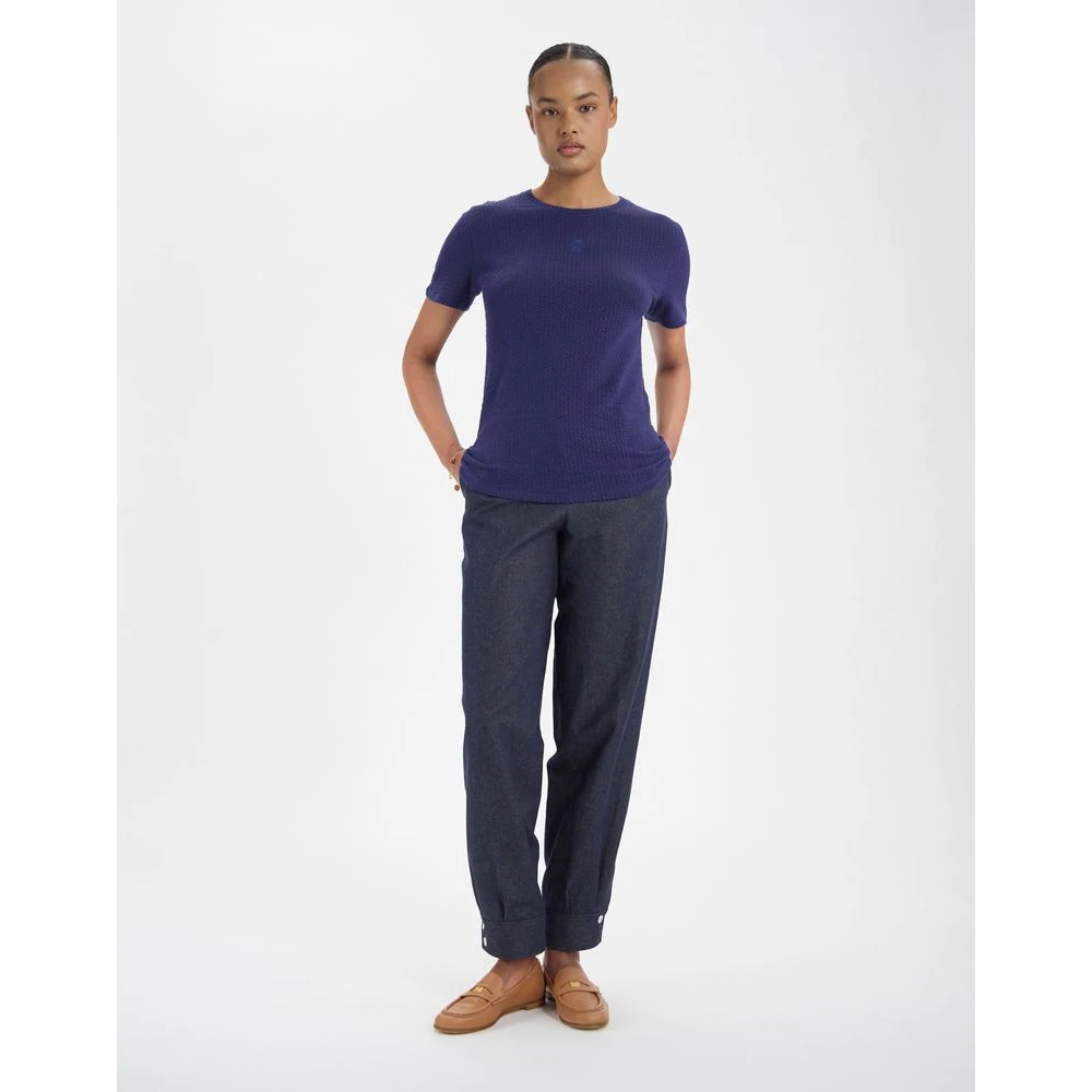 Ines De La Fressange Paris Paul katoenen gestreept T-shirt Blue Dames
