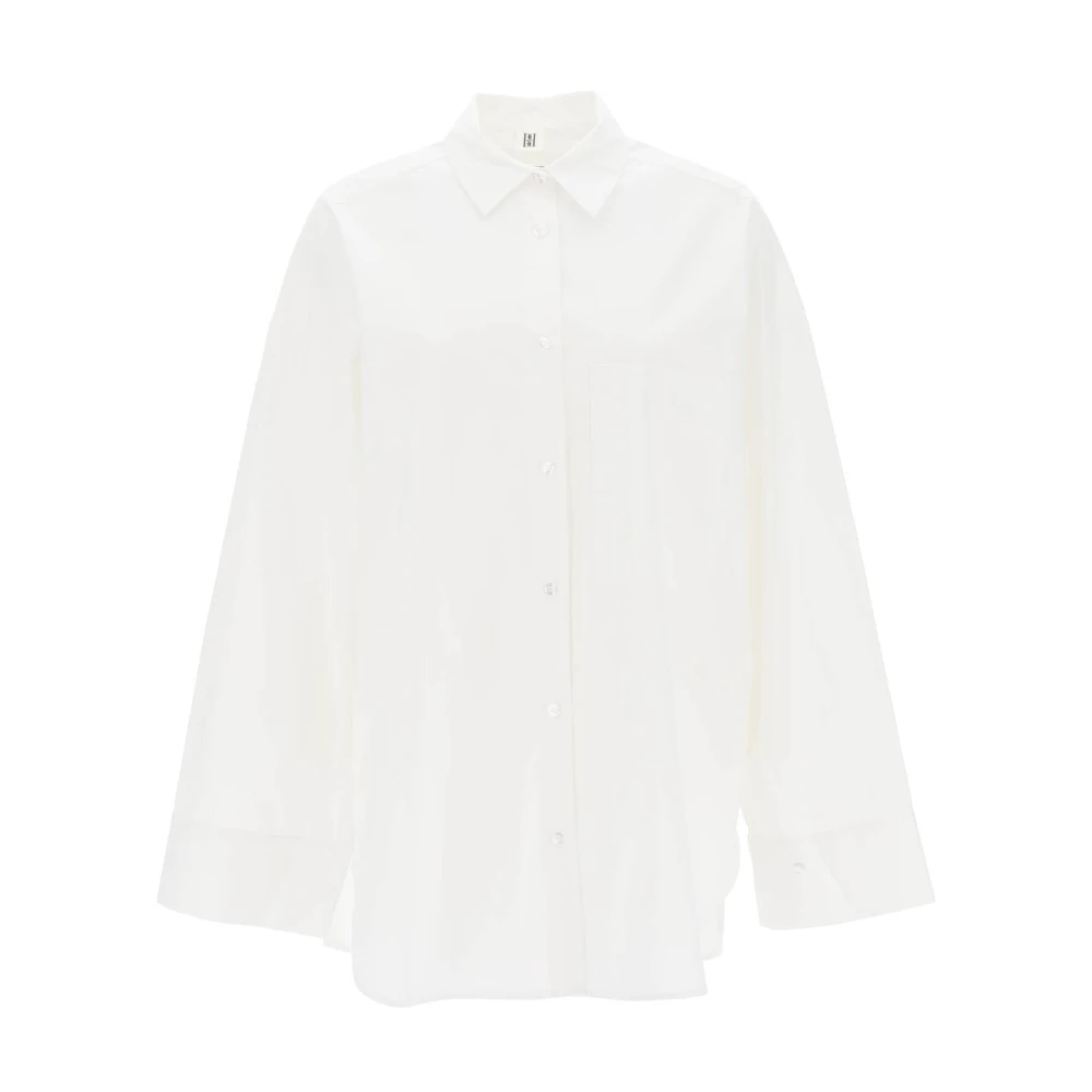 By Malene Birger Klassieke Witte Button-Up Overhemd By Herenne Birger White Dames