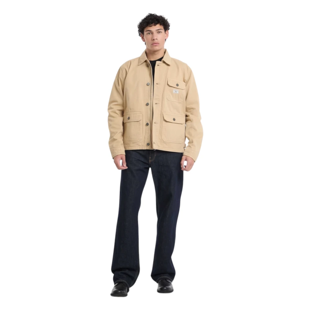 Guess Biologisch Katoenen Jassen en Blazers Beige Heren