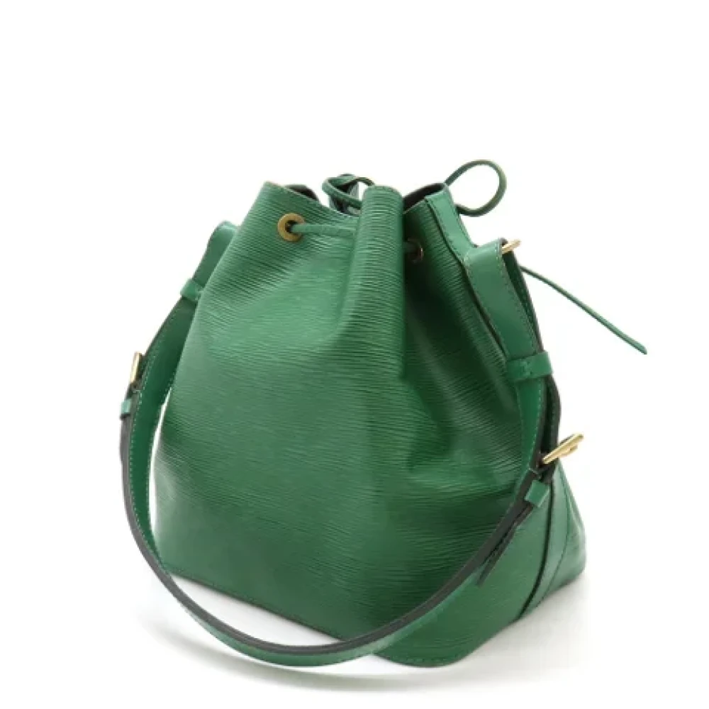 Louis Vuitton Vintage Pre-owned Fabric shoulder-bags Green Dames