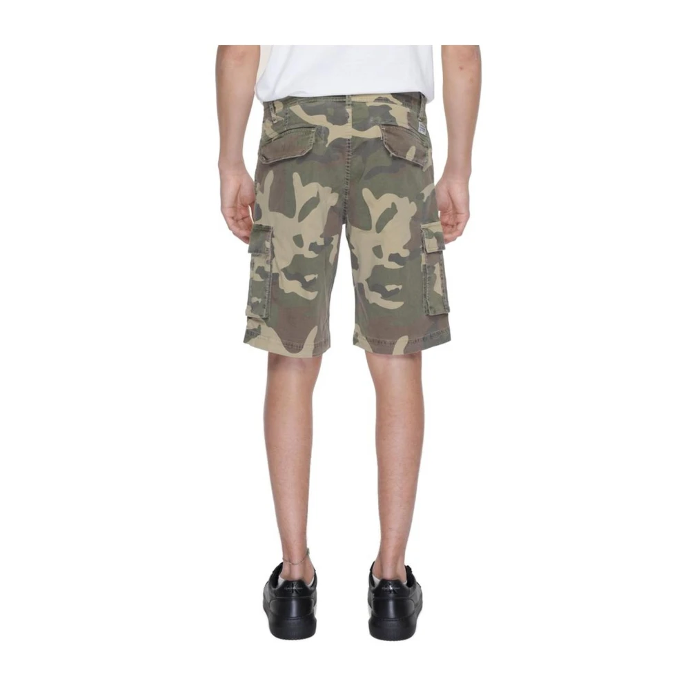 U.s. Polo Assn. Katoenen Bermuda Shorts Beige Heren